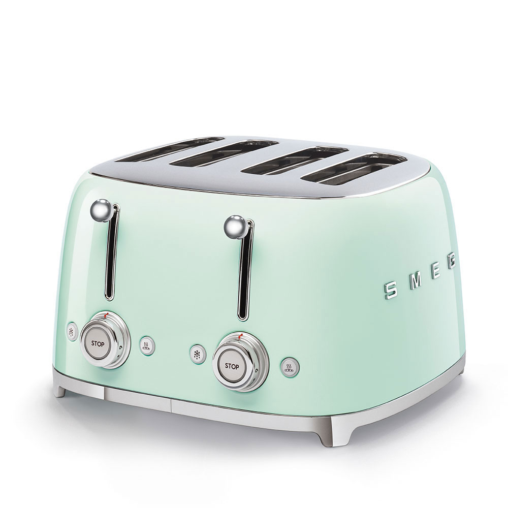 Image of SMEG Tostapane TSF03PGEU a 4 Fette Potenza 2000 W Colore Verde Pastello 074