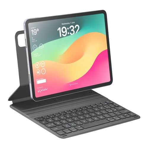 Image of Custodia con tastiera Cellular Line KEYBOARDCASEIPADK IPAD KEYPAD CASE 074