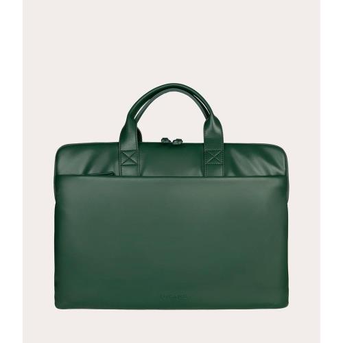 Image of BORSA TUCANO ISOTTA SUPERSLIM 15,6, VERDE, IN MORBIDO PU EFFETTO PELLE - BSISO1516-V 074