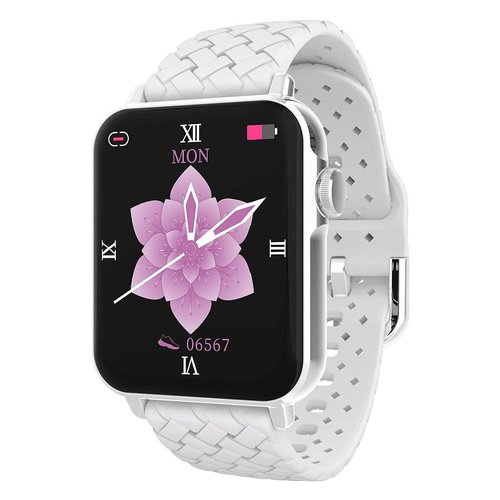 Image of Smartwatch Smarty SW035C03 CLASSIC bianco e argento 074