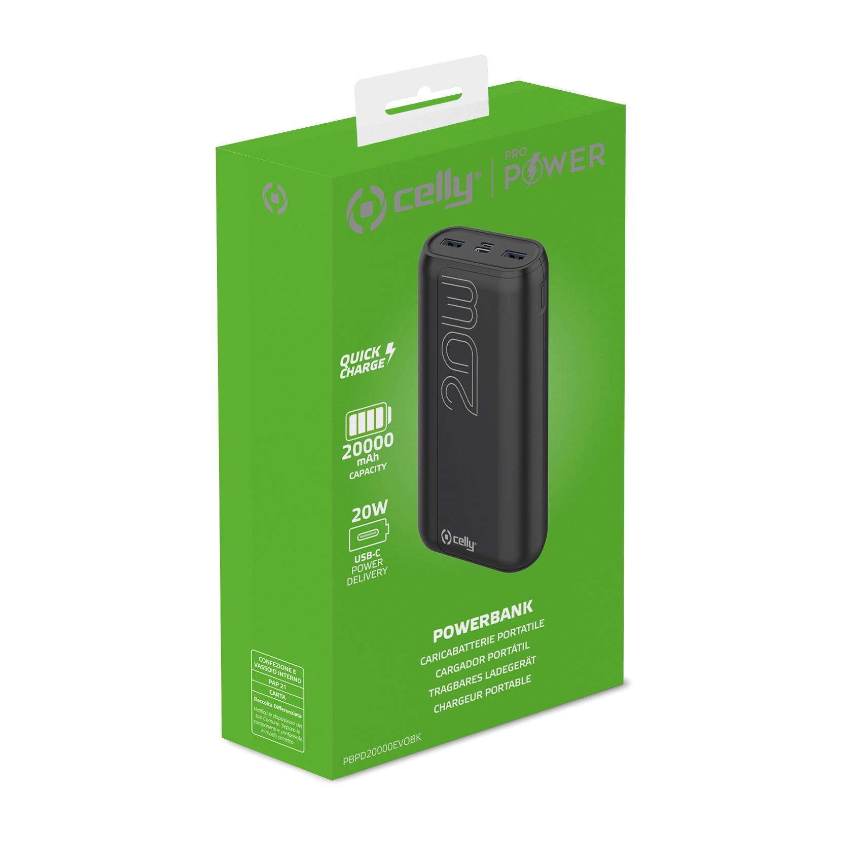 Image of POWER BANK PD20W 20000 EVO BLACK 074