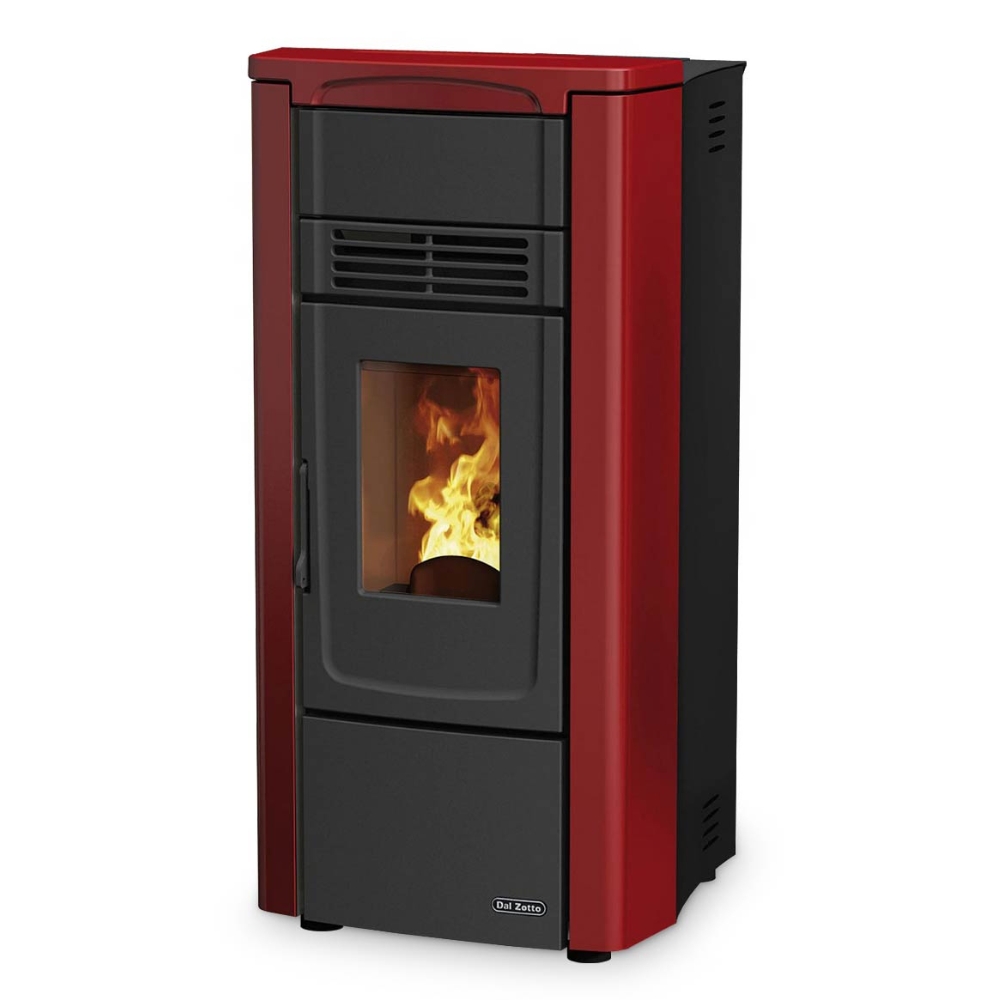 Image of Dal Zotto Gabry Elite Stufa a Pellet 8 Kw Bordeaux (001281253) 074