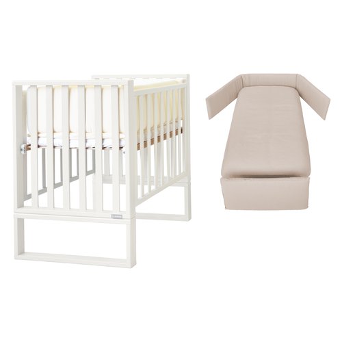 Image of Set lettino infanzia Evolutivo Italbaby 070 1100 14 INFINITO Bianco e 074