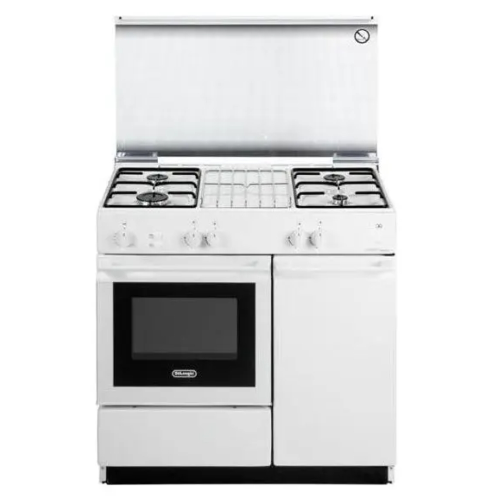 Image of DeLonghi SGGW854NED Cucina a Gas 86x50 Cm Forno a Gas Linea Smart 4 Fuochi Classe energetica A Bianco - SGGW 854 N ED 074