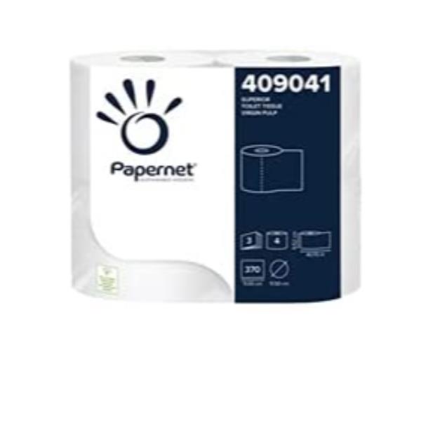 Papernet 804818 Papernet Confezione 20x4 Rotoli Carta Igienica 3 Veli 370 Strapp