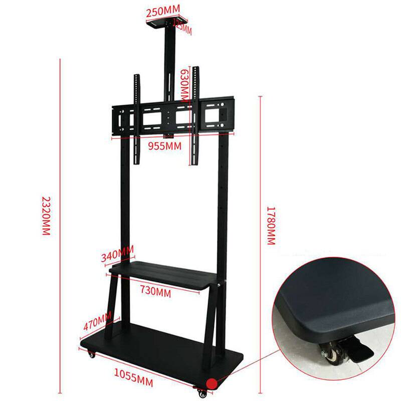 Image of STAFFA PAVIMENTO 37/100 RUOTE RIPIANO VESA MAX 900X600 120KG 074