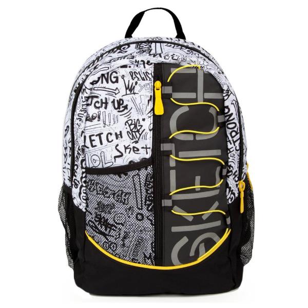 Image of 3 ZIP BACKPACK WHITE 074