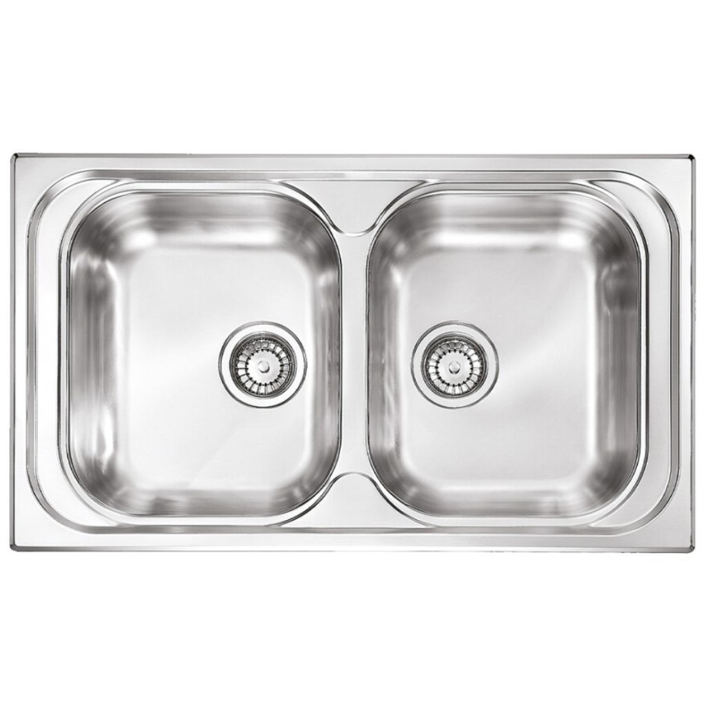 Image of Plados Telma TL08620 Universal Lavello 2 vasche cm. 99x50 - inox 074