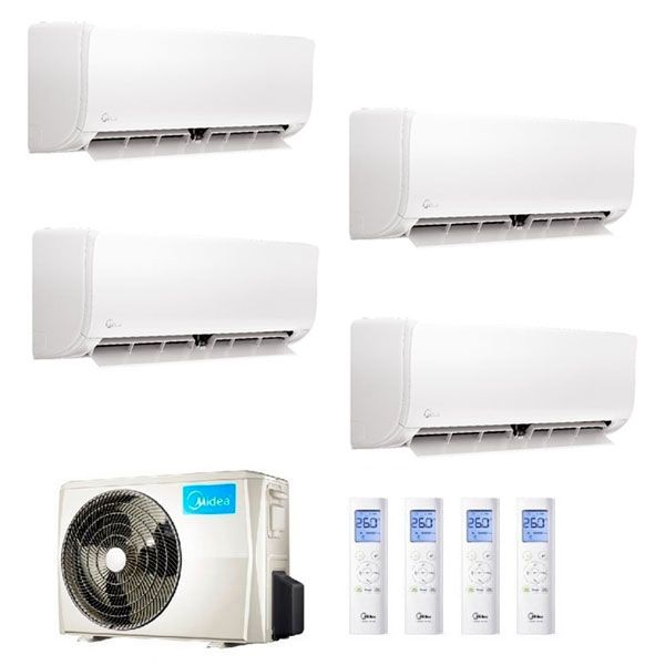 Image of CONDIZIONATORE MIDEA QUADRI SPLIT EVOLUTION 9000+9000+9000+9000 BTU INVERTER M4OB-36HFN8-Q A++ 074