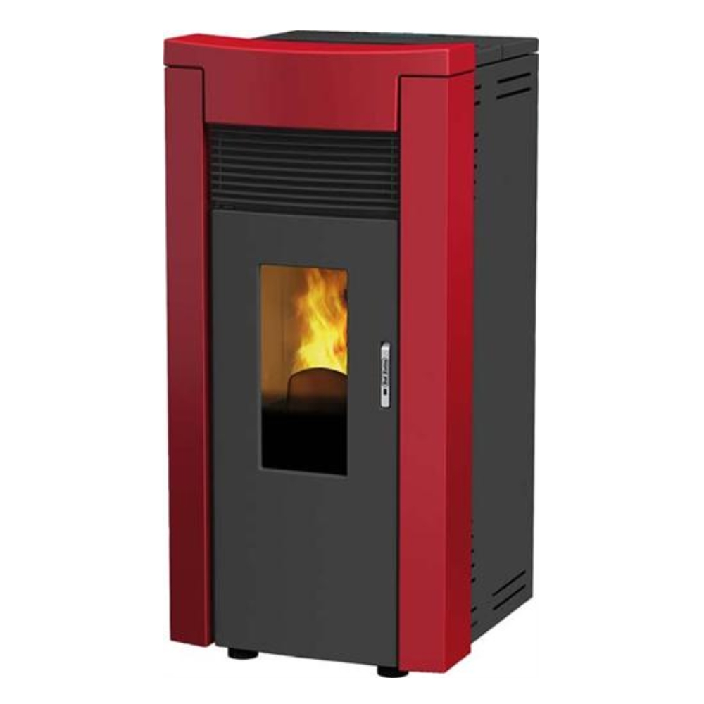 Image of Dal Zotto Melania Stufa a Pellet 8,2 KW 80 M^2 Bordeaux ( 001277400 ) 074