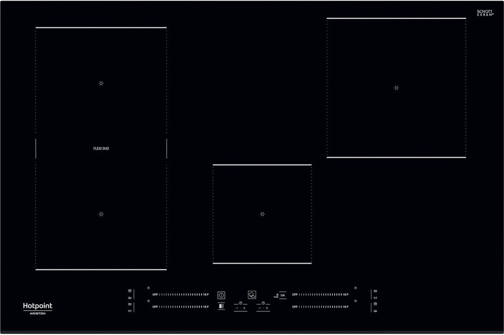 Image of Hotpoint Ariston Piano cottura a induzione HS 3377C BF 074