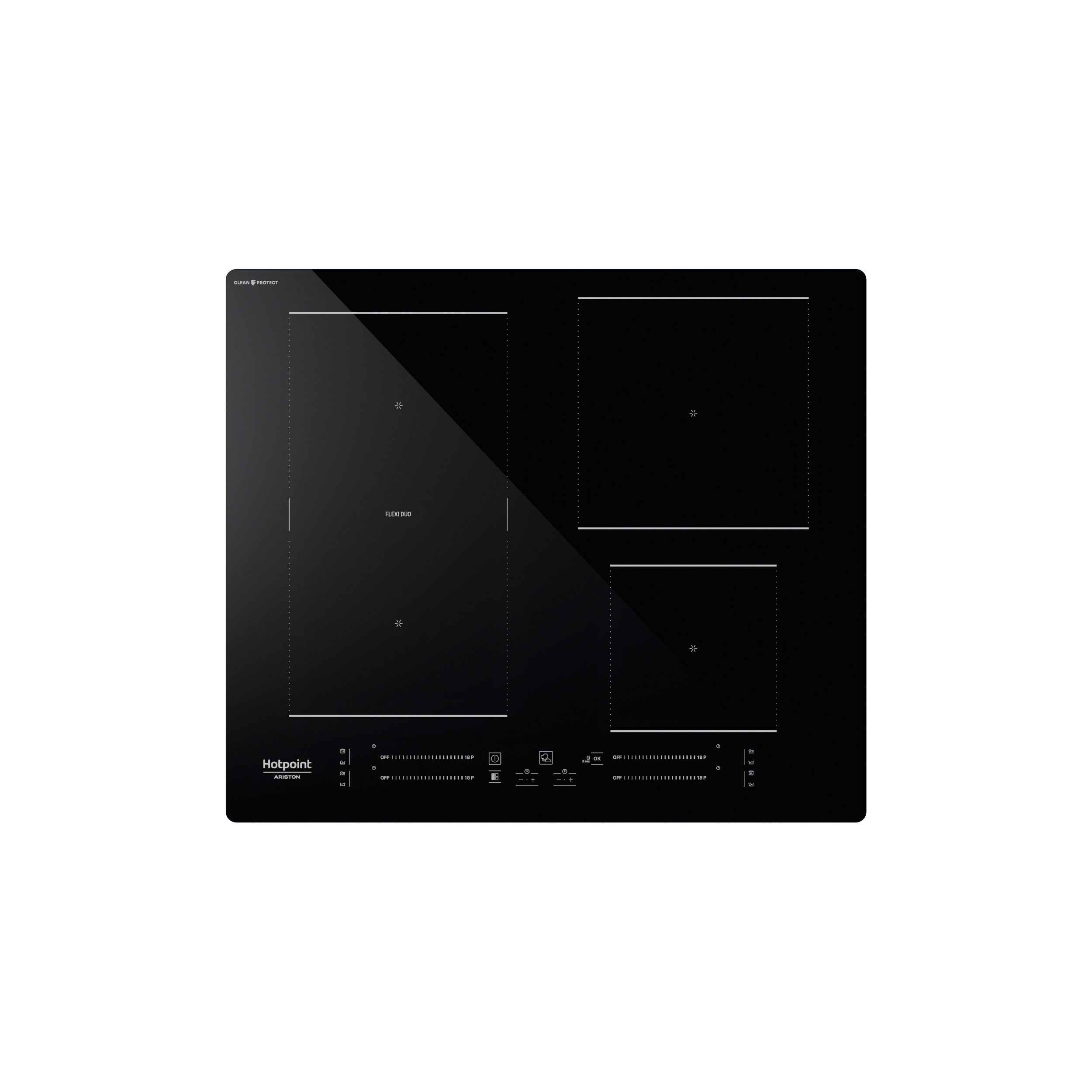 Image of Hotpoint Ariston HS 4960C CPNE Nero 59 cm Piano cottura a induzione 4 Fornello(i) 074