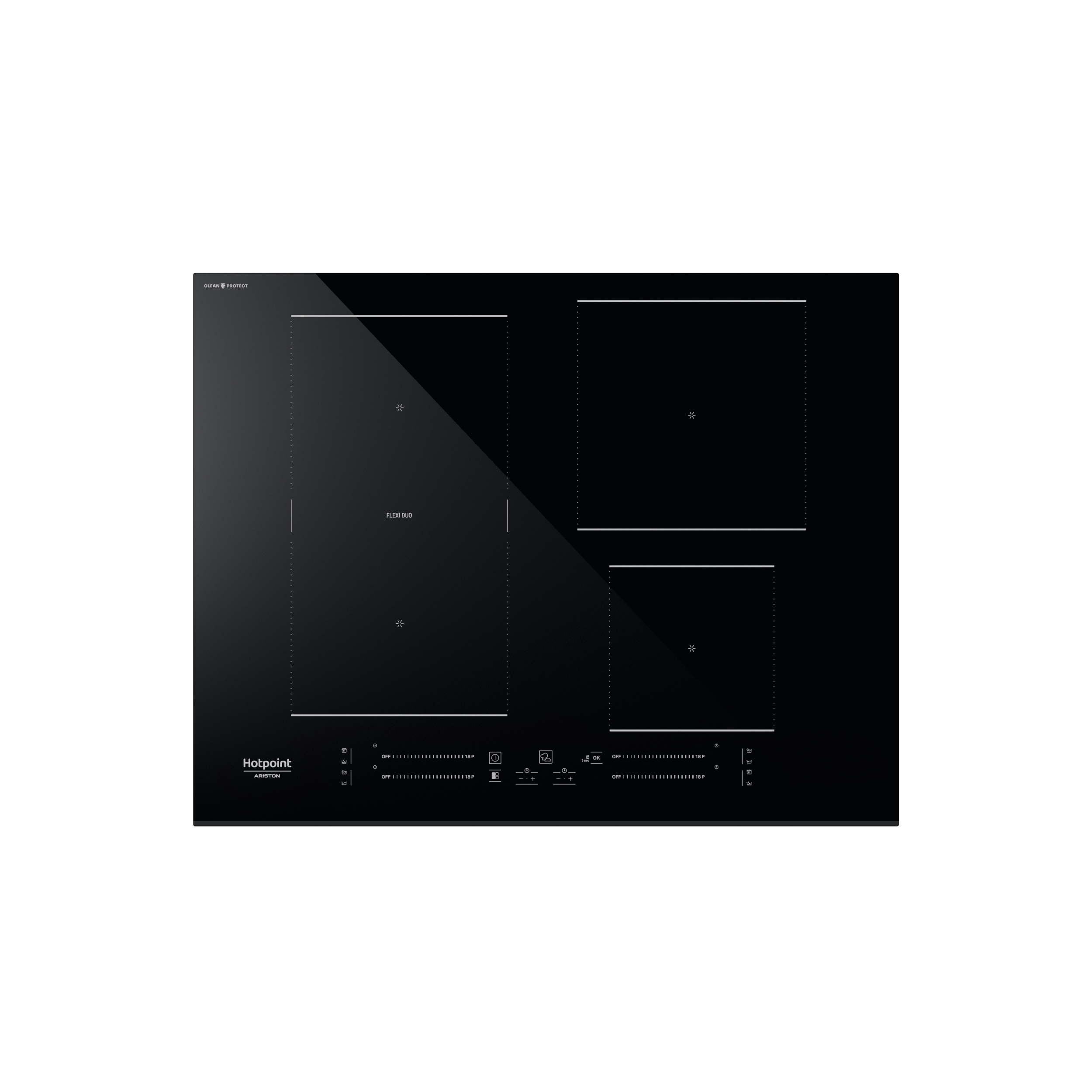 Image of Hotpoint Ariston HS 1865C CPBF Nero Da incasso 65 cm Piano cottura a induzione 4 Fornello(i) 074