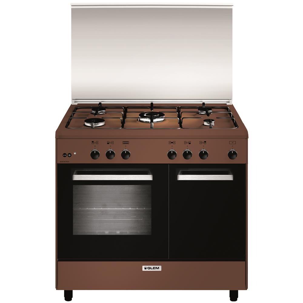 Image of CUCINA 90x60 4+1TC F/GAS CL.A MARRONE 074