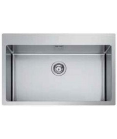 Image of Lavello 1 vasca RADIUS Inox Spazzolato 75 x 51 cm LNR75FBC 074