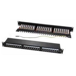 Image of PANN.1U CON 24 RJ45S CAT.6A NERO 074