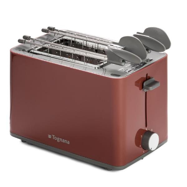 Image of TOSTAPANE PINZE 850W RED 074