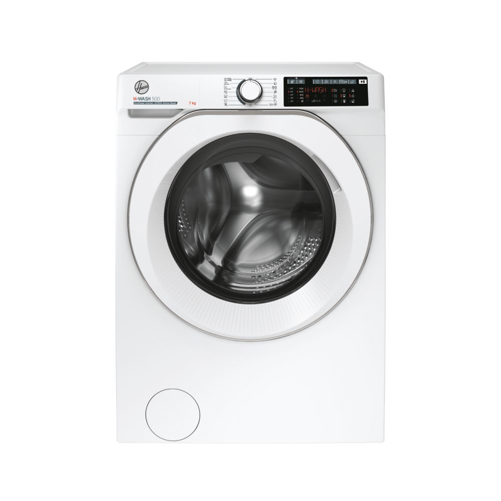 Image of Hoover H-WASH 500 HW4 37AMC/1-S lavatrice Caricamento frontale 7 kg 1300 Giri/min Bianco