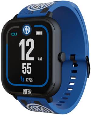 Image of Techmade Smartwatch Inter Cassa Nera Cint. Nero e Blu 1.83 074