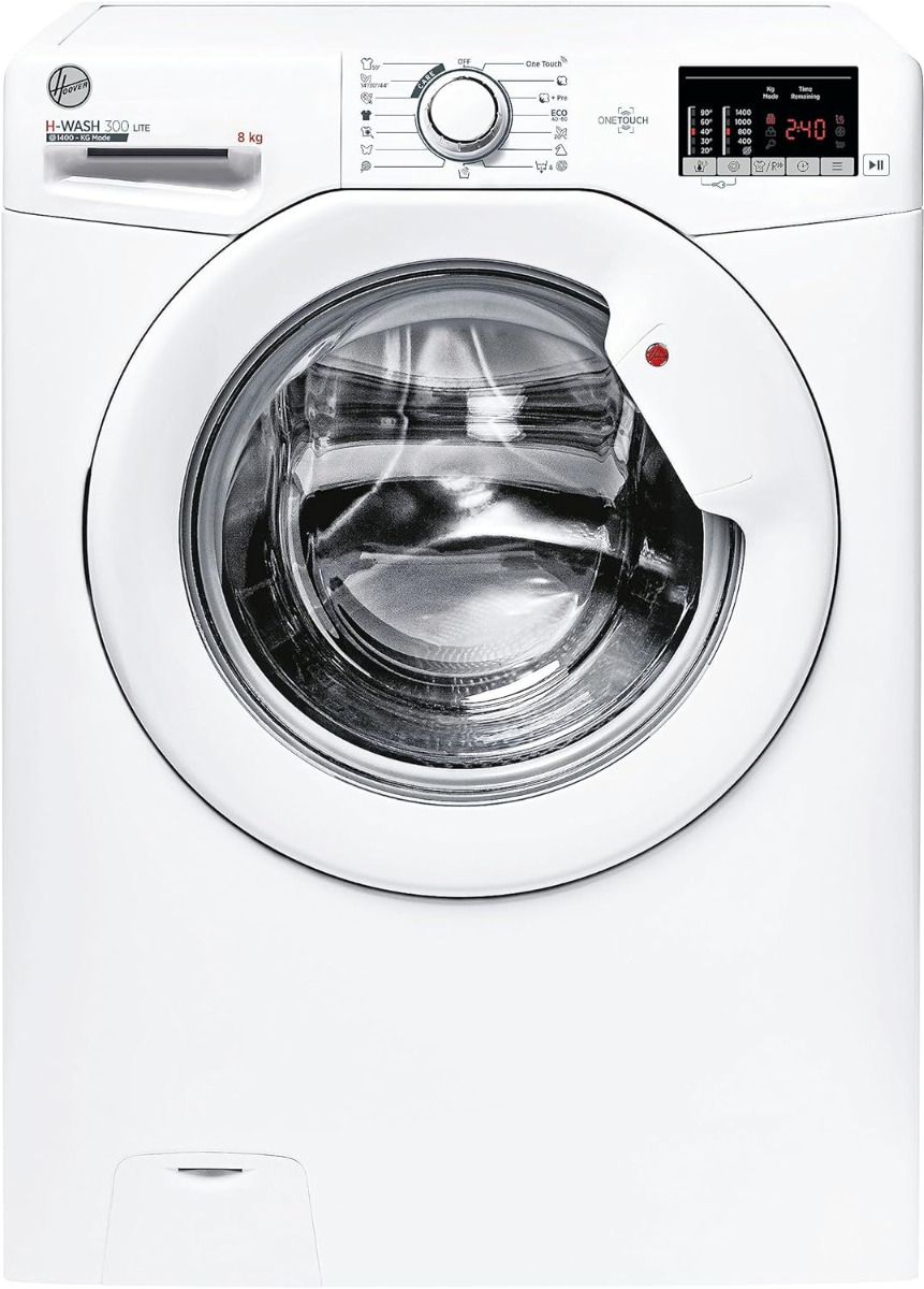 Image of Hoover H-WASH 300 LITE H3W 482DA4-S lavatrice Caricamento frontale 8 kg 1400 Giri/min Bianco 074