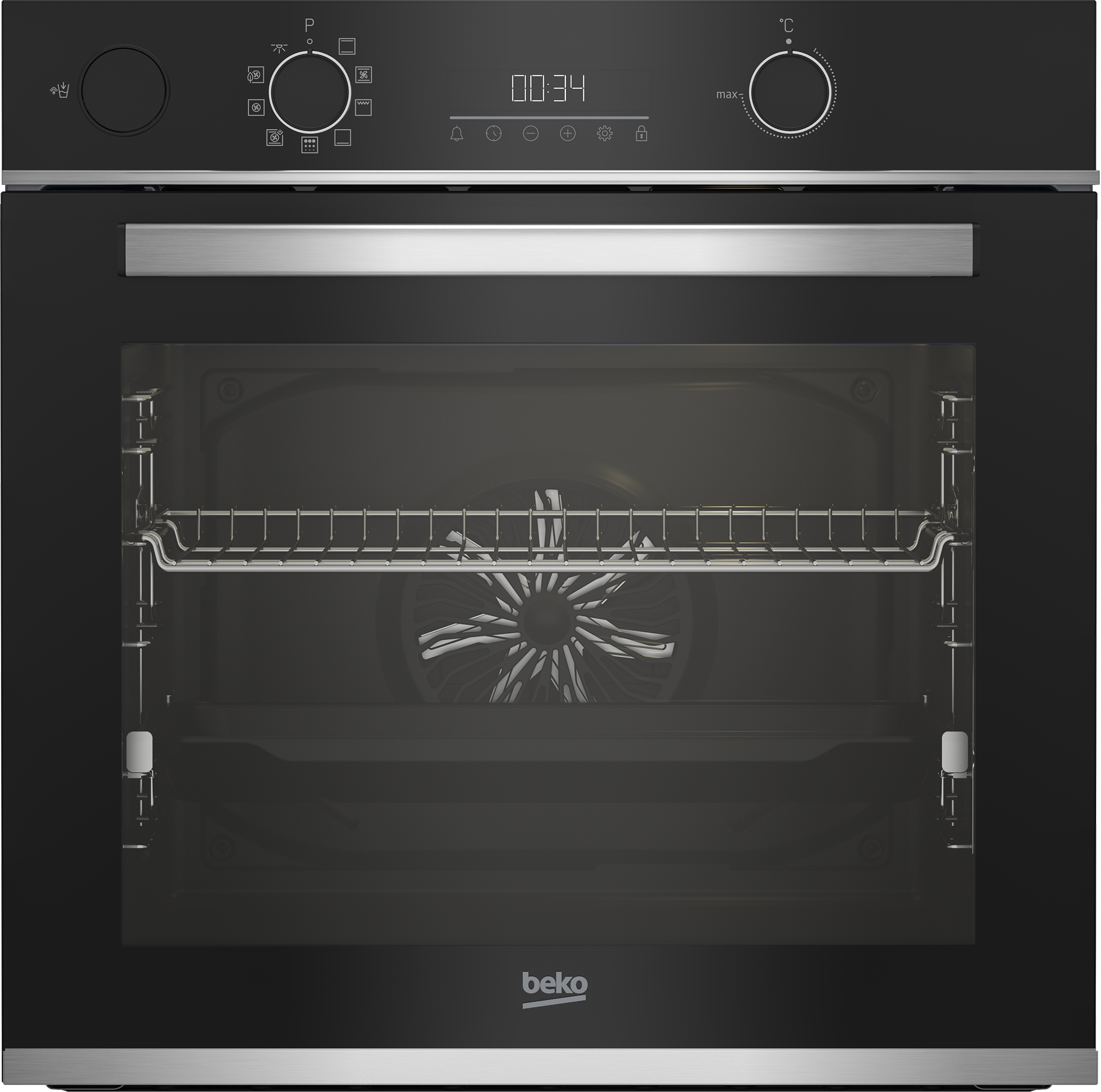 Image of Beko b300 Forno Multifunzione BBIS13300XMPE Pirolitico Assistito a Vapore SteamAssist, , 9 Funzioni, A+, Cristallo Nero e Inox 074