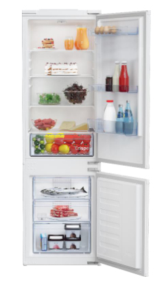 Image of Beko BCSA285K4SN1 frigorifero con congelatore Da incasso 271 L E Bianco