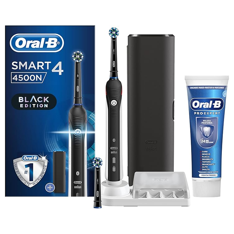 Image of SPAZZOLINO ELETTRICO ORAL-B SMART 4 4500 - Spazzolino + custodia+ dentifricio 074