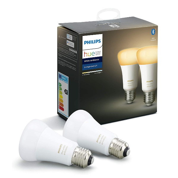 Image of Philips Hue bianco ambiance E27 - confezione da 2 074