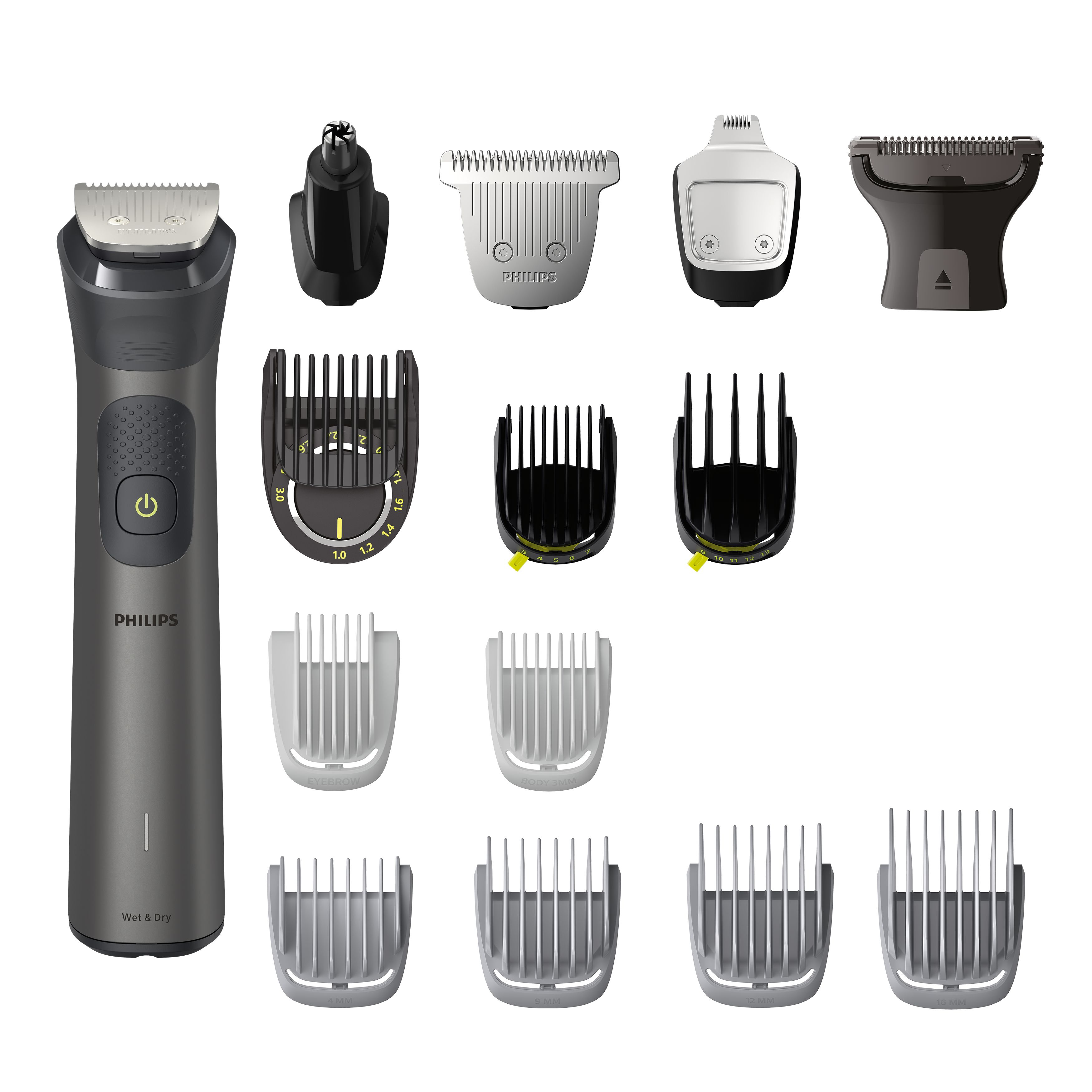 Image of Philips Multigroom Series 7000 rasoio rifinitore all-in-one 15 in 1 per viso, testa e corpo MG7940/15 074