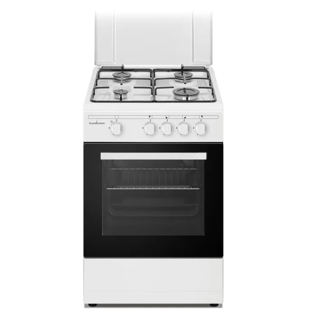 Image of Schaub Lorenz SS450GW Cucina a Gas 50x50 Cm 4 Fuochi a Gas Forno a Gas Bianca 074