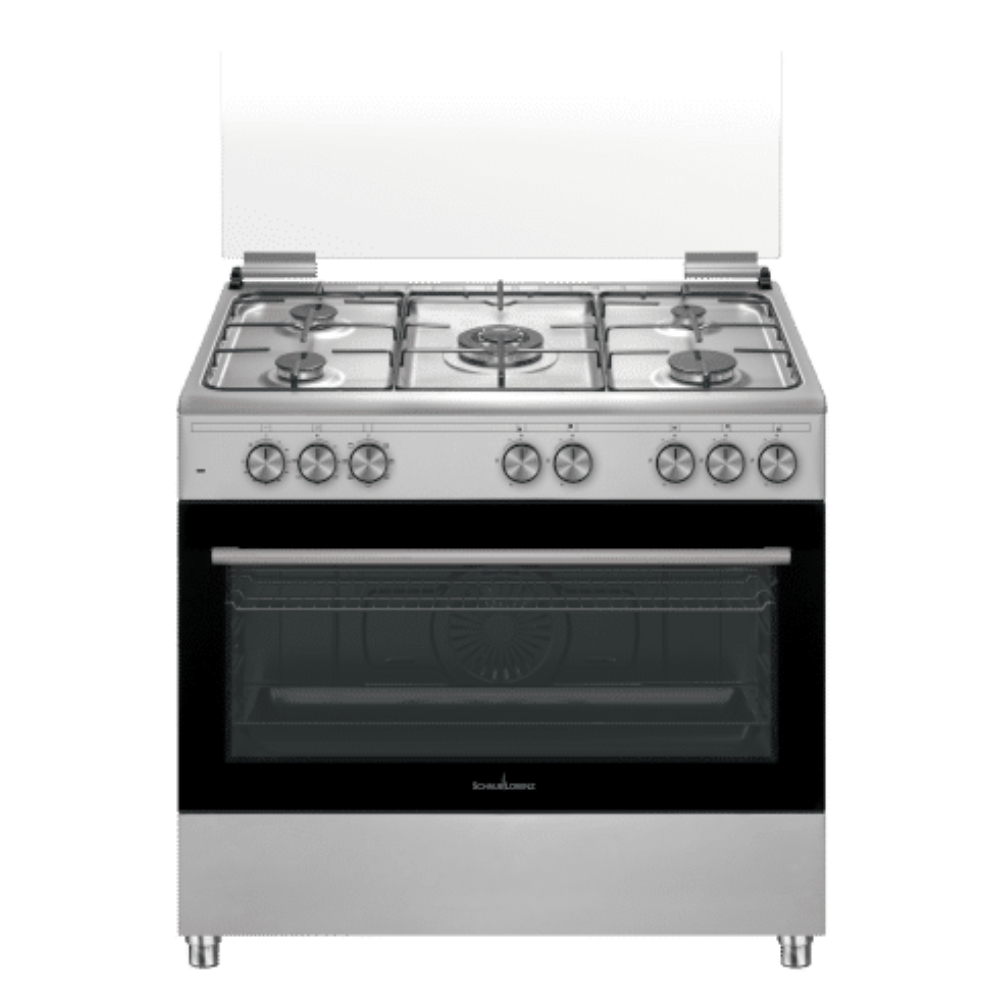 Image of Schaub Lorenz SS595EX Cucina 90x60cm 5 Fuochi a Gas Tutto Forno elettrico Classe A Inox 074