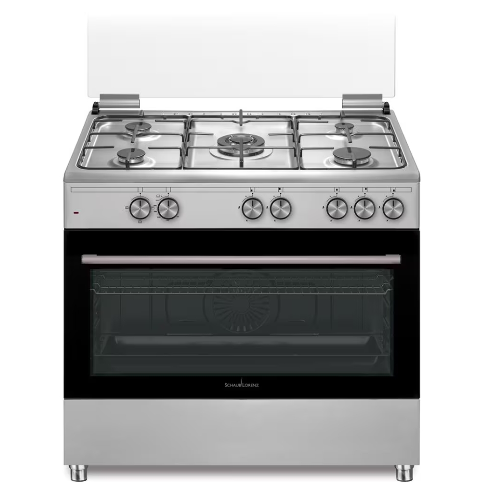 Image of Schaub Lorenz SS595GVEX Cucina 90x60Cm 5 Fuochi a Gas Forno Gas Ventilato Classe A Inox 074