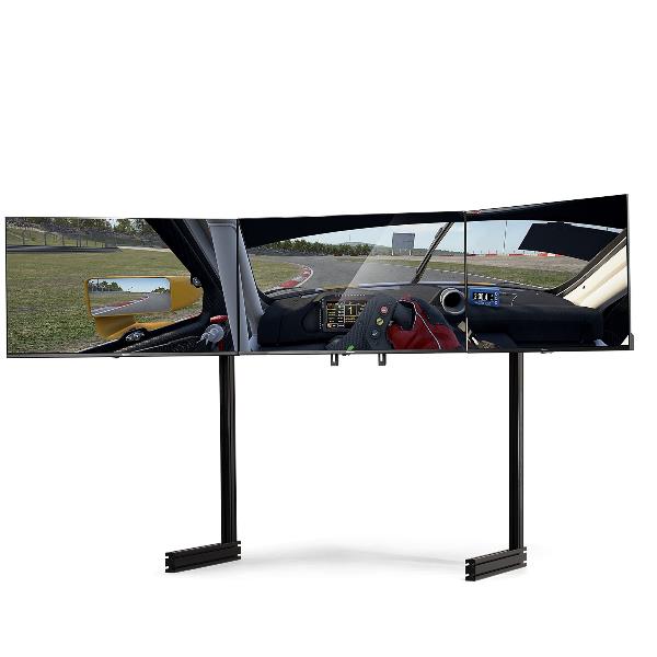 Image of ELITE FREE STAND 3 MONITOR STAND 074