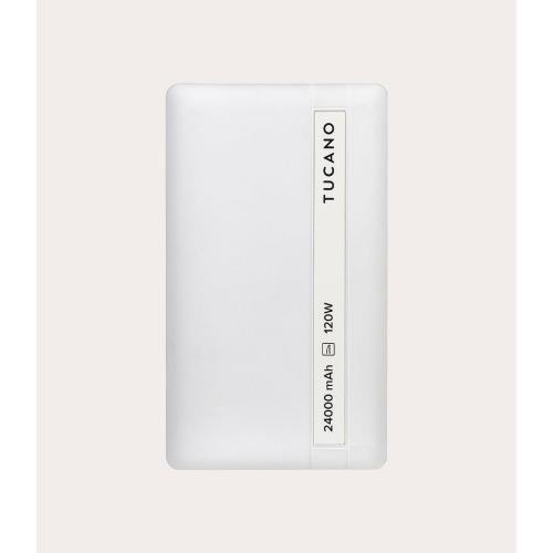 Image of POWER BANK TUCANO PER NOTEBOOK 24000MAH 120W, BIANCO, 3 porte di uscita, DISPLAY LED - MA-PBLA24120-W 074