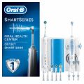 ▷ Oral-B Oral Center Spazzolino Elettrico Smart 5000 e Idropulsore Oxyjet  con 4 Testine Oxyjet + 6 Testine Di Ricambio