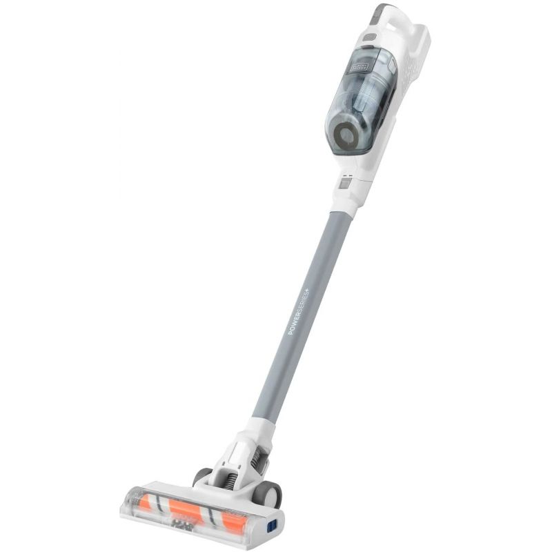 BLACK & DECKER POWERSERIES+ Scopa Ricaricabile senza Sacco da 0.5 Litri  Colore Bianco / Grigio - BHFEA420JQW