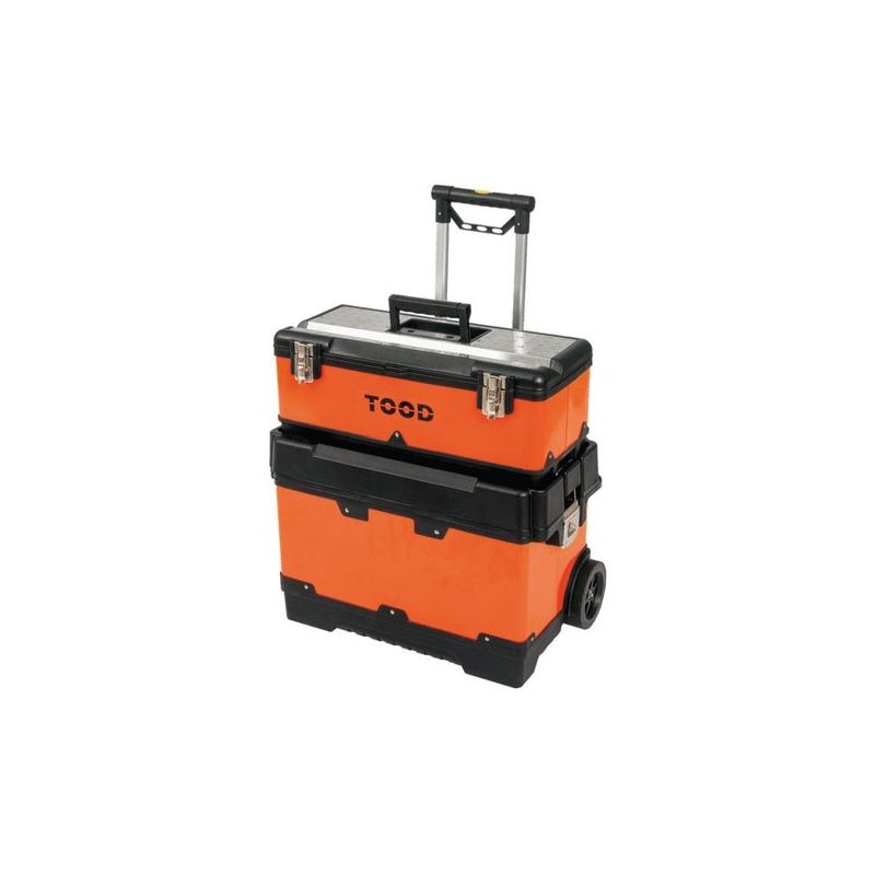 carrelli a banco e portautensili - Carrello porta attrezzi Tood MB884 Pro  Line Trolley Arancio e Nero