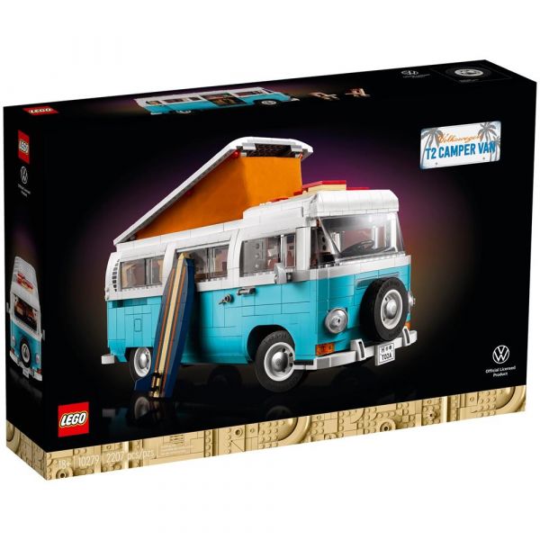 LEGO Icons 10279 Camper Van Volkswagen T2, Classico Modello Auto da  Costruire con Dettagli Iconici, Hobby