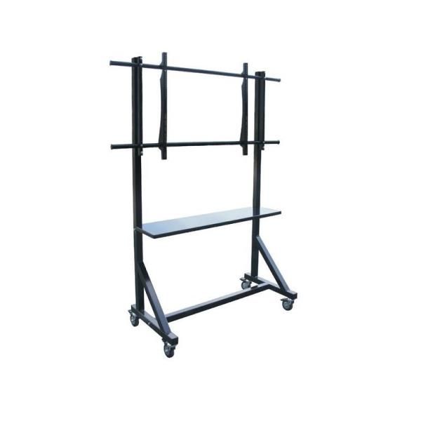 Carrello mobile per monitor fino a 86'' regolabile in altezza Wacebo Europe  carico 100 Kg - DBL01058