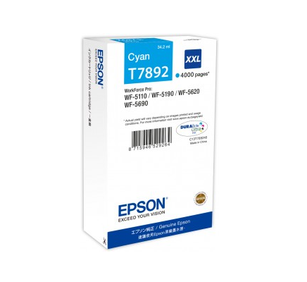 Image of EPSON WF5620DWF T7892 INK CIANO XXL 074