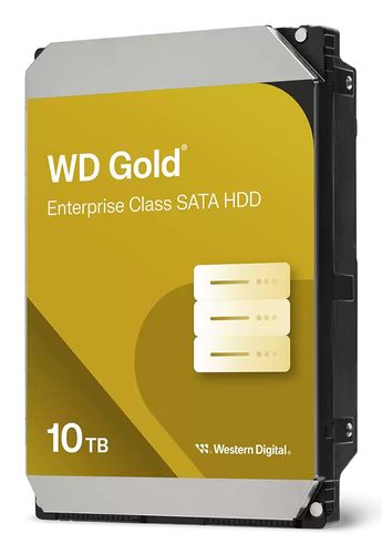 Image of WESTERN DIGITAL HDD GOLD 10TB 3.5 SATA 6GBS 7200 RPM 256MB BUFFER 074