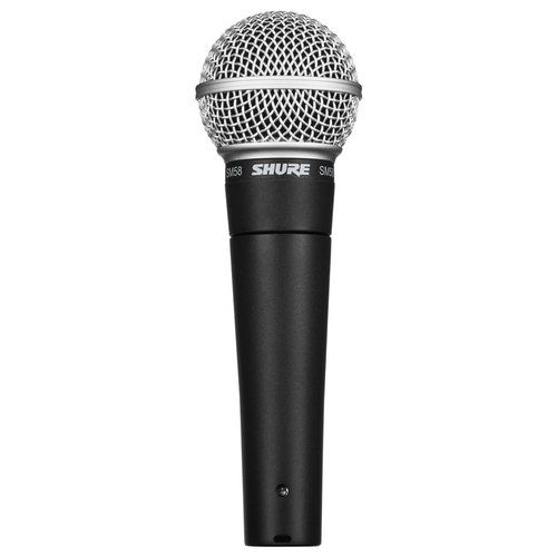 Image of Microfono a filo Shure SM58 LCE SM58 senza interruttore nero e argento 074