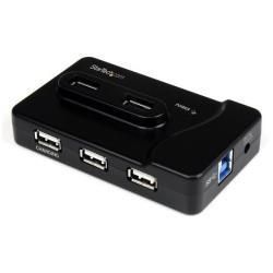 Image of StarTech.com Hub combo USB 3.0/2.0 a 6 porte con porta di caricamento 074