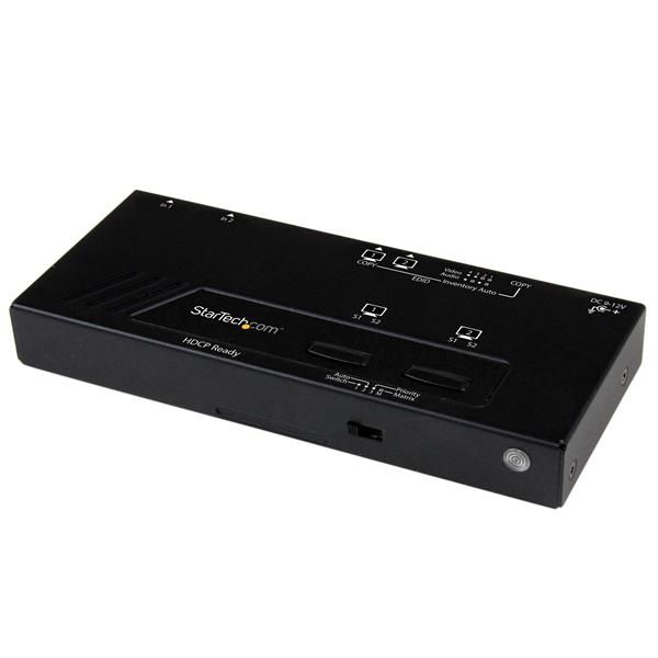 Image of StarTech.com Switch matrice HDMI 2x2 con commutazione automatica e prioritaria - 1080p 074