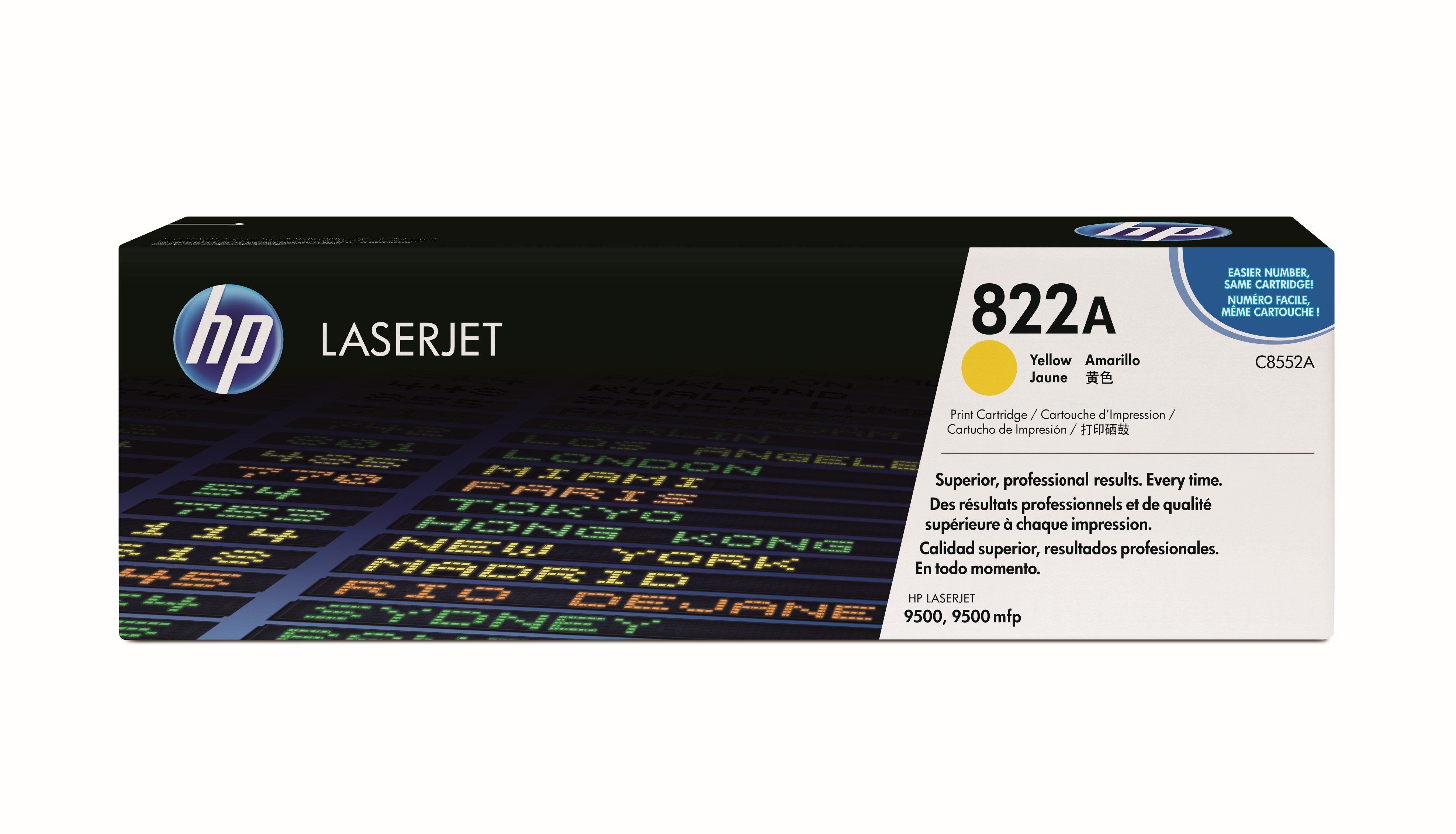 Image of HP 822A Giallo Original LaserJet Toner Cartridge toner 1 pz Originale Giallo 074