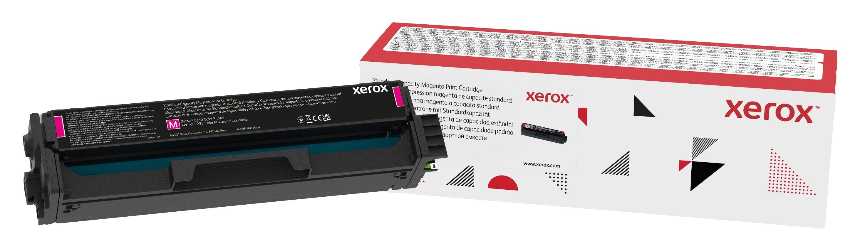 Image of Xerox Cartuccia toner Magenta a Capacità standard da 1500 Pagine per Stampante a colori ® C230​/​multifunzione a colori ® C235 (006R04385) 074