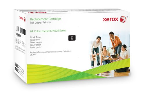 Image of Xerox Cartuccia toner nero. Equivalente a HP CE260X. Compatibile con HP Colour LaserJet CP4525 074