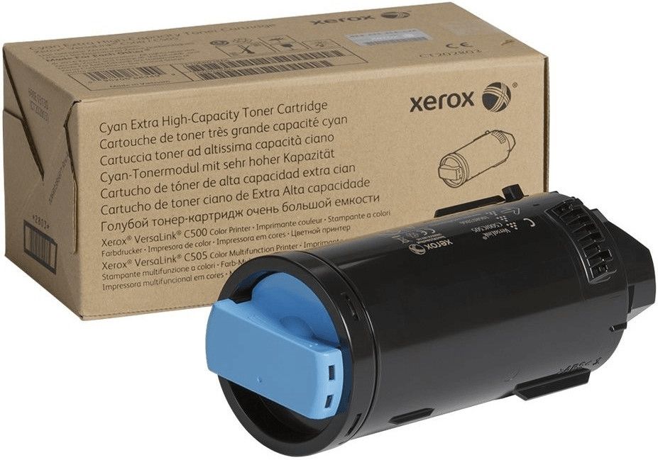 Image of Xerox Cartuccia toner Ciano a Altissima capacità da 9000 Pagine per Multifunzione a colori ® VersaLink® C505, Stampante a colori ® VersaLink® C500 (106R03873) 074