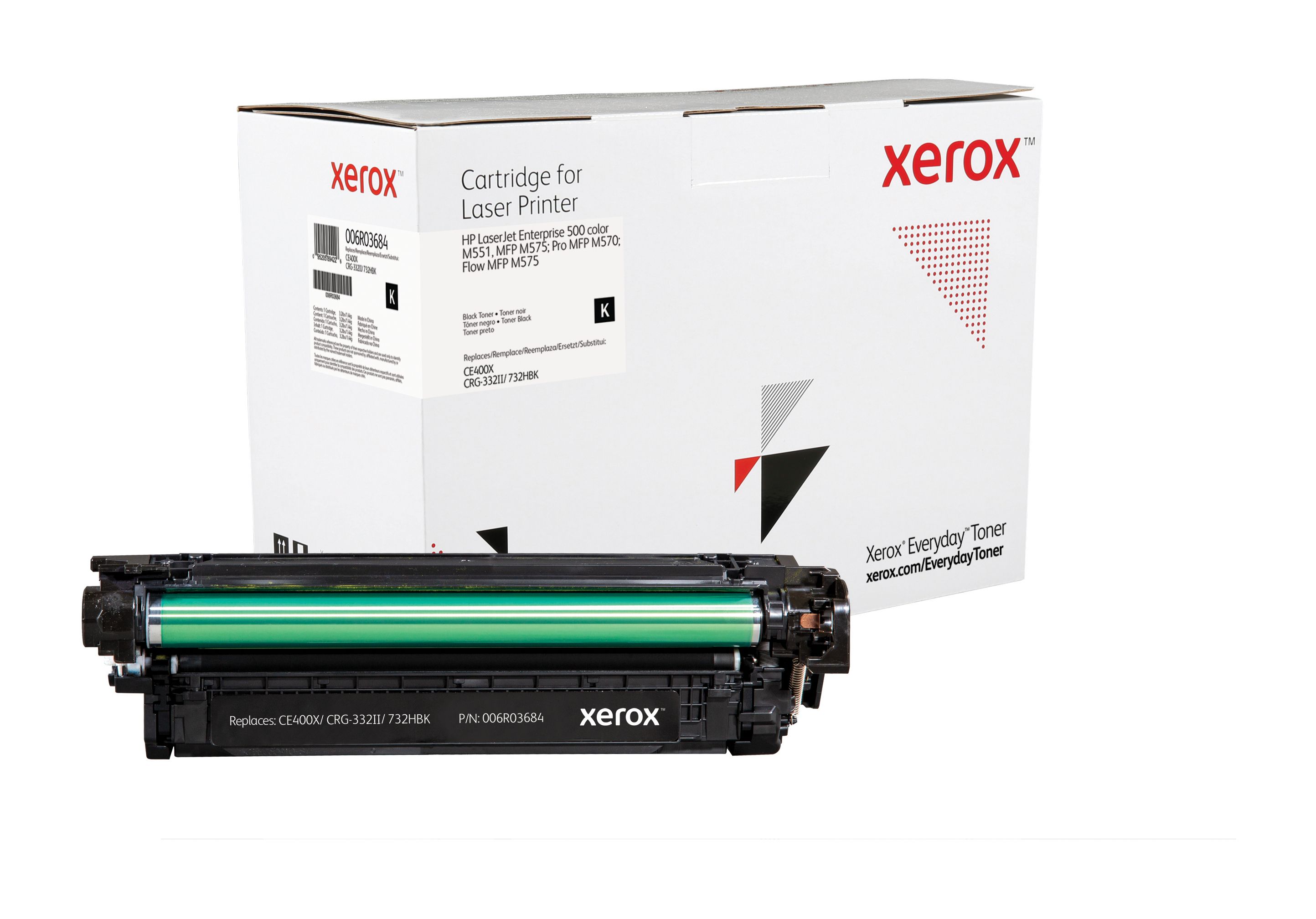 Image of Everyday Toner ™ di Xerox Nero compatibile con HP 507X (CE400X), High capacity 074