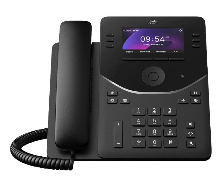 Image of CISCO DESK PHONE 9851, CARBON BLACK 074